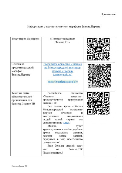 Прсветительский марафон Знание.Первые..